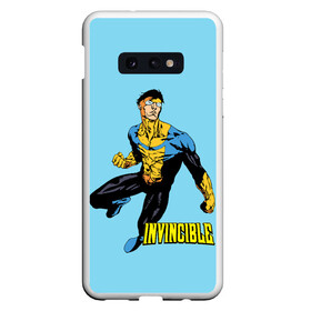 Чехол для Samsung S10E с принтом Invincible Неуязвимый в Новосибирске, Силикон | Область печати: задняя сторона чехла, без боковых панелей | boy | cartoon | damien darkblood | hero | invincible | superhero | герой | марк грейсон | мультик | мультсериал | непобедимый | неуязвимый | персонаж | супергерой