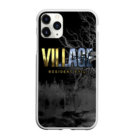Чехол для iPhone 11 Pro матовый с принтом Resident Evil Village в Новосибирске, Силикон |  | resident evil | survival horror | village | вилладж | деревня | компьютерная игра | ночь | обитель зла | сухие деревья
