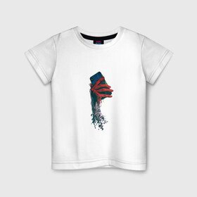 Детская футболка хлопок с принтом Делаю фото в Новосибирске, 100% хлопок | круглый вырез горловины, полуприлегающий силуэт, длина до линии бедер | Тематика изображения на принте: phone | иллюстрация | снимок | телефон | фотограф