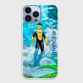 Чехол для iPhone 13 Pro Max с принтом Неуязвимый (Invincible) в Новосибирске,  |  | damien darkblood | invincible | superman | марк грэйсон | мультсериал | неуязвимый | супергерой