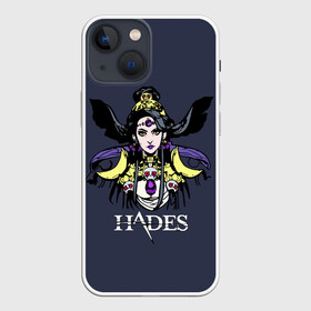 Чехол для iPhone 13 mini с принтом Hades в Новосибирске,  |  | hades | zagreus | zagrey | богиня ночи | древняя греция | загрей | логотипы игр | мифология | никта | олимп | персонажи игр | хадес | хадис | хейдес | хейдс