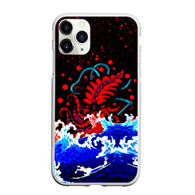 Чехол для iPhone 11 Pro Max матовый с принтом Кровавый Кракен Монстр в Новосибирске, Силикон |  | Тематика изображения на принте: animal | beast | blood | drops | kraken | monster | ocean | octopus | sea | water | waves | брызги | вода | волны | животные | звери | капли | кракен | кровь | монстр | море | океан | осьминог | рыбы | щупальца