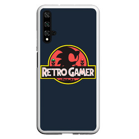 Чехол для Honor 20 с принтом Retro Gamer в Новосибирске, Силикон | Область печати: задняя сторона чехла, без боковых панелей | mario | sonic | доктор эггман | ёж | ёж шедоу | ехидна наклз | майлз прауэр | марио | соник | тейлз | эми роуз