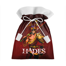 Подарочный 3D мешок с принтом Zagreus Hades в Новосибирске, 100% полиэстер | Размер: 29*39 см | hades | roguelike | zagreus | бесконечные круги ада | загрей | компьютерная игра | мифология | сын аида