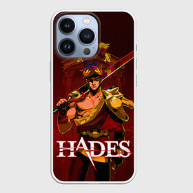 Чехол для iPhone 13 Pro с принтом Zagreus Hades в Новосибирске,  |  | hades | roguelike | zagreus | бесконечные круги ада | загрей | компьютерная игра | мифология | сын аида