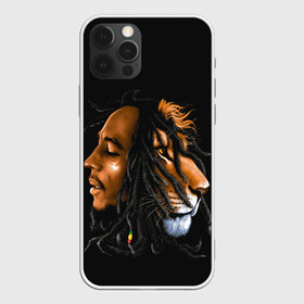 Чехол для iPhone 12 Pro Max с принтом БОБ МАРЛИ в Новосибирске, Силикон |  | bob | face | jamaica | lion | marley | reggae | боб | дреды | лев | лицо | марли | музыка | портрет | регги | ямайка