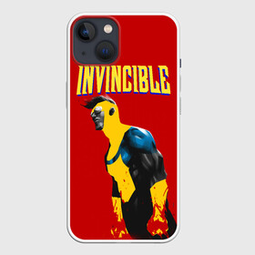 Чехол для iPhone 13 с принтом Неуязвимый в Новосибирске,  |  | allen | invincible | omni man | omniman | superhero | алиен | аллен | инвинсибл | неуязвимый | омнимэн | супергерои