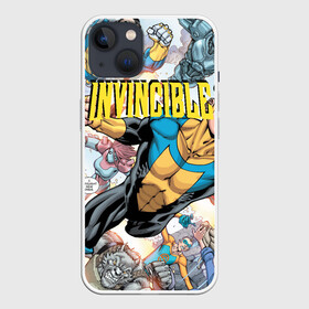 Чехол для iPhone 13 с принтом Неуязвимый в Новосибирске,  |  | allen | invincible | omni man | omniman | superhero | алиен | аллен | инвинсибл | неуязвимый | омнимэн | супергерои