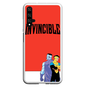 Чехол для Honor 20 с принтом Invincible в Новосибирске, Силикон | Область печати: задняя сторона чехла, без боковых панелей | allen | invincible | omni man | omniman | superhero | алиен | аллен | инвинсибл | неуязвимый | омнимэн | супергерои