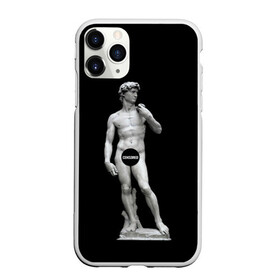 Чехол для iPhone 11 Pro Max матовый с принтом David (Censored) в Новосибирске, Силикон |  | adam | censored | david | god | italia | michelangelo | адам | античность | архитектор | бог | буонарроти | век | давид | древность | италия | итальянский | картина | микеланджело | мыслитель | поэт | скульптор | скульптура