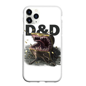 Чехол для iPhone 11 Pro матовый с принтом D&D | Мимик-сундук | ДнД в Новосибирске, Силикон |  | dd | dungeons and dragons | днд | мимик | подземелья и драконы | сундук