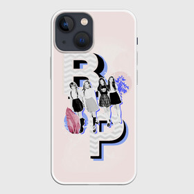 Чехол для iPhone 13 mini с принтом BP Style в Новосибирске,  |  | black pink | blackpink | pop | блэк пинк | ким дженни | ким джи су | корейцы | лалиса манобан | музыка | поп | попса | розэ