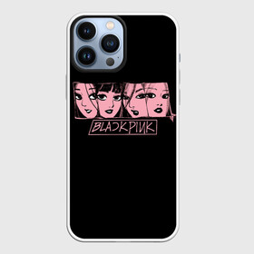 Чехол для iPhone 13 Pro Max с принтом Black Pink Art в Новосибирске,  |  | black pink | blackpink | pop | блэк пинк | ким дженни | ким джи су | корейцы | лалиса манобан | музыка | поп | попса | розэ