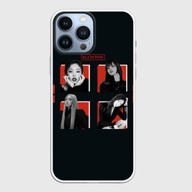 Чехол для iPhone 13 Pro Max с принтом BLACKPINK | Red and black в Новосибирске,  |  | black pink | blackpink | pop | блэк пинк | ким дженни | ким джи су | корейцы | лалиса манобан | музыка | поп | попса | розэ
