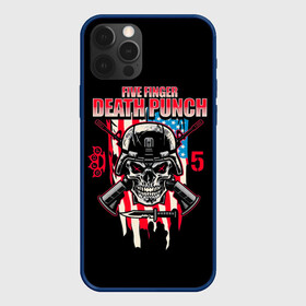 Чехол для iPhone 12 Pro с принтом 5FDP | Five Finger Death Punch в Новосибирске, силикон | область печати: задняя сторона чехла, без боковых панелей | 5fdp | america | death | ffdp | finger | five | hard | metal | music | punch | rock | skull | states | united | usa | америка | метал | музыка | рок | сша | хард | череп