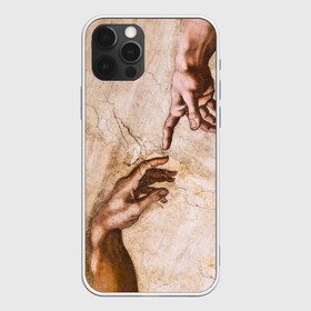 Чехол для iPhone 12 Pro Max с принтом Микеланджело сотворение Адама в Новосибирске, Силикон |  | Тематика изображения на принте: адам | бог | картина | картина микеланджело | микеланджело | микелянджело | рука адама | рука бога | скульптор | скульптор микеланджело | сотворение адама