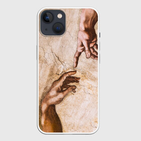 Чехол для iPhone 13 с принтом Микеланджело сотворение Адама в Новосибирске,  |  | адам | бог | картина | картина микеланджело | микеланджело | микелянджело | рука адама | рука бога | скульптор | скульптор микеланджело | сотворение адама