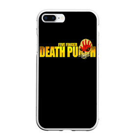 Чехол для iPhone 7Plus/8 Plus матовый с принтом FFDP | Five Finger Death Punch в Новосибирске, Силикон | Область печати: задняя сторона чехла, без боковых панелей | 5fdp | america | death | ffdp | finger | five | hard | metal | music | punch | rock | skull | states | united | usa | америка | метал | музыка | рок | сша | хард | череп