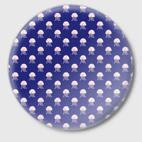 Значок с принтом Осьминоги в Новосибирске,  металл | круглая форма, металлическая застежка в виде булавки | cute | octopus | милый | морское | осьминог | осьминожка | паттерн | тентакли | щупальца