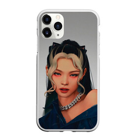 Чехол для iPhone 11 Pro Max матовый с принтом Hot Jennie в Новосибирске, Силикон |  | black pink | blackpink | pop | блэк пинк | ким дженни | ким джи су | корейцы | лалиса манобан | музыка | поп | попса | розэ