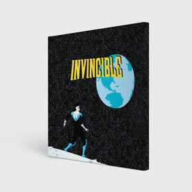 Холст квадратный с принтом Invincible в Новосибирске, 100% ПВХ |  | Тематика изображения на принте: allen | invincible | omni man | omniman | superhero | алиен | аллен | инвинсибл | неуязвимый | омнимэн | супергерои