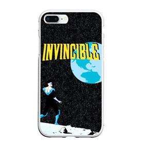 Чехол для iPhone 7Plus/8 Plus матовый с принтом Invincible в Новосибирске, Силикон | Область печати: задняя сторона чехла, без боковых панелей | allen | invincible | omni man | omniman | superhero | алиен | аллен | инвинсибл | неуязвимый | омнимэн | супергерои