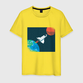Мужская футболка хлопок с принтом Маск SpaceX миссия на марс в Новосибирске, 100% хлопок | прямой крой, круглый вырез горловины, длина до линии бедер, слегка спущенное плечо. | Тематика изображения на принте: earth | elon musk | mars | nasa | red planet | roscosmos | space | space shuttle | star | stars | астронавт | илон маск | класная планета | космический пейзаж | космонавт | летит на марс | наса | планета земля | роскосмос | спейс экс | спейс