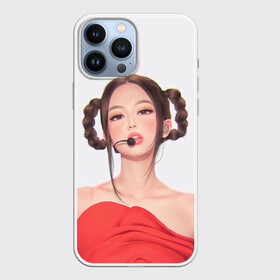 Чехол для iPhone 13 Pro Max с принтом Sweet Jannie в Новосибирске,  |  | black pink | blackpink | pop | блэк пинк | ким дженни | ким джи су | корейцы | лалиса манобан | музыка | поп | попса | розэ