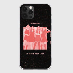 Чехол для iPhone 12 Pro с принтом Pink blank в Новосибирске, силикон | область печати: задняя сторона чехла, без боковых панелей | black pink | blackpink | pop | блэк пинк | ким дженни | ким джи су | корейцы | лалиса манобан | музыка | поп | попса | розэ