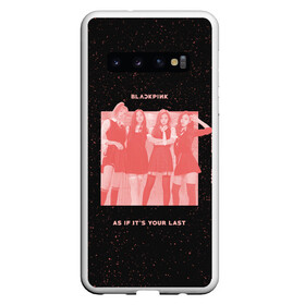 Чехол для Samsung Galaxy S10 с принтом Pink blank в Новосибирске, Силикон | Область печати: задняя сторона чехла, без боковых панелей | black pink | blackpink | pop | блэк пинк | ким дженни | ким джи су | корейцы | лалиса манобан | музыка | поп | попса | розэ