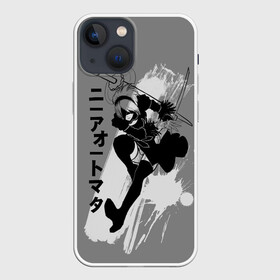 Чехол для iPhone 13 mini с принтом Nier в Новосибирске,  |  | 2b | ahegao | anime | girl | nier automata | replicant | waifu | аниме | ахегао | нир автомата | отаку | охегао | тян | тяночка