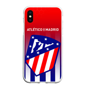 Чехол для iPhone XS Max матовый с принтом ATLETICO DE MADRID АТЛЕТИКО в Новосибирске, Силикон | Область печати: задняя сторона чехла, без боковых панелей | atletico madrid | fifa | football | football club. | sport | uefa | английская премьер лига | атлетико мадрид | лига финал | матч | спорт | уефа | финал | фифа | футбол | футбольный клуб