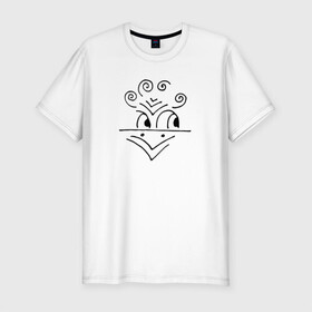 Мужская футболка хлопок Slim с принтом Птица рисунок карнадашом в Новосибирске, 92% хлопок, 8% лайкра | приталенный силуэт, круглый вырез ворота, длина до линии бедра, короткий рукав | hand made | графика | карандаш | кудри | минимализм | птицы | рисунок | черно белый