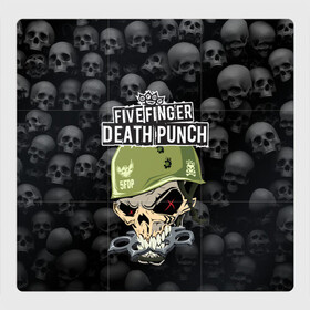 Магнитный плакат 3Х3 с принтом Five Finger Death Punch 5FDP (Z) в Новосибирске, Полимерный материал с магнитным слоем | 9 деталей размером 9*9 см | 5fdp | 5фдп | ffdp | five finger death punch | ivan moody | living the dream | zoltan bathory | альтернатива | грув метал | золтан батори | музыка | ню метал | рок | хард рок