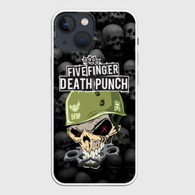 Чехол для iPhone 13 mini с принтом Five Finger Death Punch | 5FDP (Z) в Новосибирске,  |  | 5fdp | 5фдп | ffdp | five finger death punch | ivan moody | living the dream | zoltan bathory | альтернатива | грув метал | золтан батори | музыка | ню метал | рок | хард рок