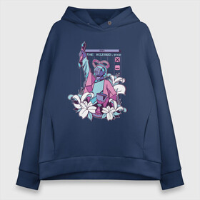 Женское худи Oversize хлопок с принтом Vaporwave Pixel Wizard Flowers в Новосибирске, френч-терри — 70% хлопок, 30% полиэстер. Мягкий теплый начес внутри —100% хлопок | боковые карманы, эластичные манжеты и нижняя кромка, капюшон на магнитной кнопке | exe | flower | loading | pixel art | retrowave | window | windows | вапорвейв | вейпорвейв | волшебник | графика | колдун | маг | паровая волна | пиксель арт | полоса загрузки | ретровейв | статуя свободы statue of liberty | фокусник