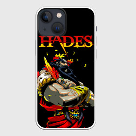 Чехол для iPhone 13 mini с принтом Hades в Новосибирске,  |  | hades | roguelike | аид | бесконечные круги ада | бог подземного мира | компьютерная игра | мифология