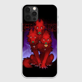 Чехол для iPhone 12 Pro Max с принтом Hades wolf в Новосибирске, Силикон |  | hades | roguelike | бесконечные круги ада | волк | компьютерная игра | красный | трехглавый