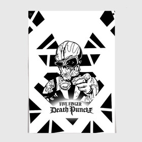 Постер с принтом Five Finger Death Punch в Новосибирске, 100% бумага
 | бумага, плотность 150 мг. Матовая, но за счет высокого коэффициента гладкости имеет небольшой блеск и дает на свету блики, но в отличии от глянцевой бумаги не покрыта лаком | 5fdp | cмертельный удар пятью пальцами | f8 рок | ffdp | five finger death punch | metal | rock | золтан батори | метал | музыка | рок группы | рокерские