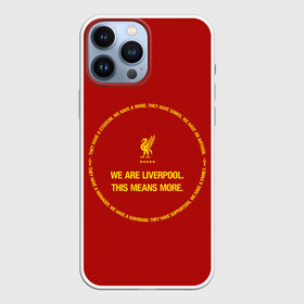 Чехол для iPhone 13 Pro Max с принтом LIVERPOOL в Новосибирске,  |  | Тематика изображения на принте: anfield | british | champion | england | football | home | liverpool | logo | sport | team | англия | ливерпуль | футбол | энфилд