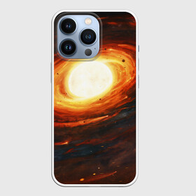 Чехол для iPhone 13 Pro с принтом ГАЛАКТИКА   КОСМОС   СОЛНЦЕ в Новосибирске,  |  | space | галактика | звезды | космос | метеориты | огонь | планеты | солнечная система. | солнце