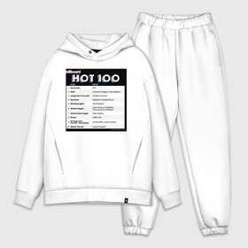 Мужской костюм хлопок OVERSIZE с принтом BTS DYNAMITE BILLBOARD HOT 100 в Новосибирске,  |  | bbma | bts | dynamite | j hope | jimin | jin | jk | rm | suga | v | чарт топ