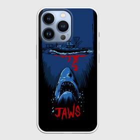 Чехол для iPhone 13 Pro с принтом Jaws movie в Новосибирске,  |  | jaws | jaws 2 | jaws movie | кино | челюсти | челюсти 2 | челюсти фильм