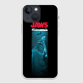 Чехол для iPhone 13 mini с принтом Челюсти в Новосибирске,  |  | jaws | jaws 2 | jaws movie | кино | челюсти | челюсти 2 | челюсти фильм