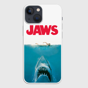 Чехол для iPhone 13 mini с принтом Jaws 1975 в Новосибирске,  |  | jaws | jaws 2 | jaws movie | кино | челюсти | челюсти 2 | челюсти фильм