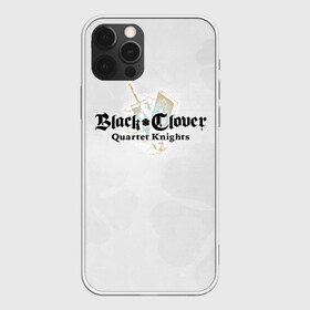 Чехол для iPhone 12 Pro Max с принтом Чёрный клевер Quartet Knights в Новосибирске, Силикон |  | asta | black bulls | black clover | quartet knights | yuno | акума | аниме | аста | блэк кловер | буракку куро:ба | демон | королевство клевера | король магов | лихт | магна | манга | пятилистник | черный бык | чёрный клев