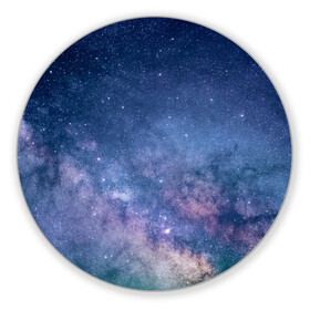 Коврик для мышки круглый с принтом Космос в Новосибирске, резина и полиэстер | круглая форма, изображение наносится на всю лицевую часть | вселенная | галактика | галактики | звёздный | звёзды | космические | космический | космическое | космос