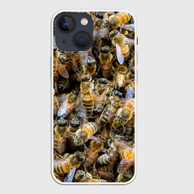 Чехол для iPhone 13 mini с принтом Пчёлы в Новосибирске,  |  | живность | животное | животные | насекомое | насекомые | пчела | пчёлка | пчёлки | пчёлы