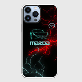 Чехол для iPhone 13 Pro Max с принтом Mazda в Новосибирске,  |  | auto | drift | neon | sport | авто | автомобили | автомобиль | автомобильные | бренд | внедорожники | дрифт | легковые | марка | спорт