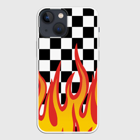 Чехол для iPhone 13 mini с принтом ОГОНЬ   УЗОР   PATTERN в Новосибирске,  |  | fire | pattern | искры | огонь | пламя | пожар. | текстура огня | узор | шахматы